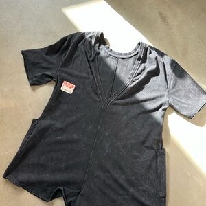 Free people V-Neck Short Sleeve romper